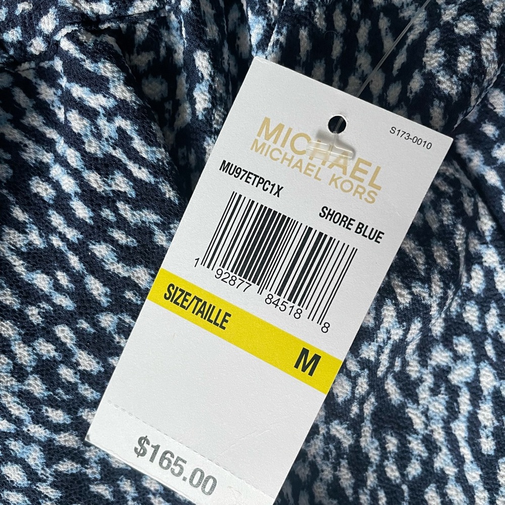 Michael Kors Black and White Patterned Skirt - Picture 3 of 6